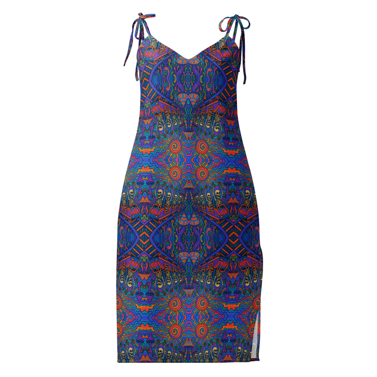 Trippy Ride, Tie-Strap Midi Dress – Produktansicht 4