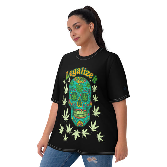 T-Shirt – Legalize It – Schwarz – Produktansicht 2
