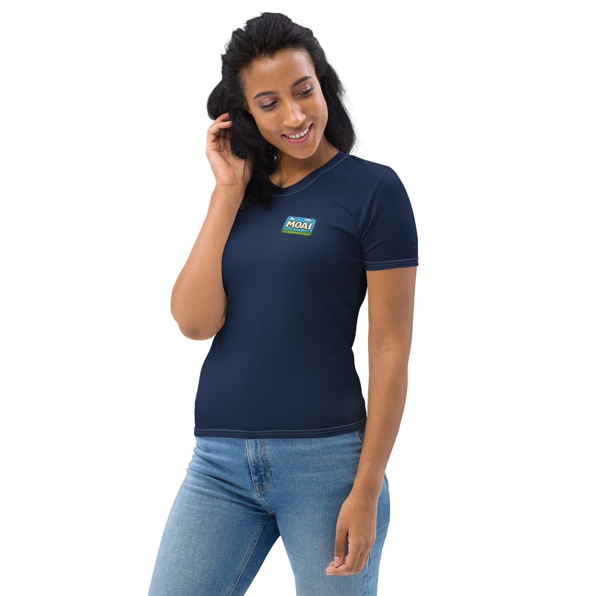 Backprint-T-Shirt – Moai – Produktansicht 3