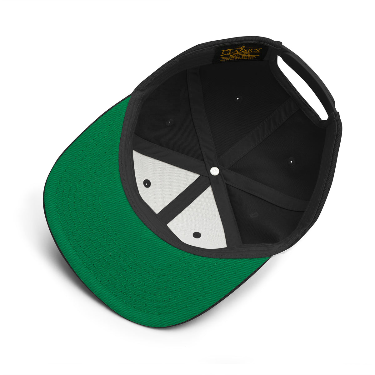 Flat-Brim-Cap – Cassette Tape – Schwarz – Produktansicht 5
