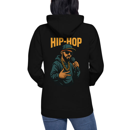 Hip-Hop Hoodie – Backprint – Produktansicht 2