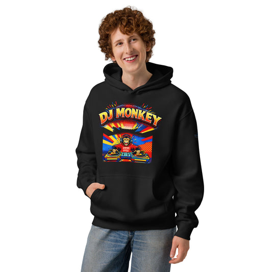 Boxy-Hoodie – DJ Monkey – Produktansicht 2
