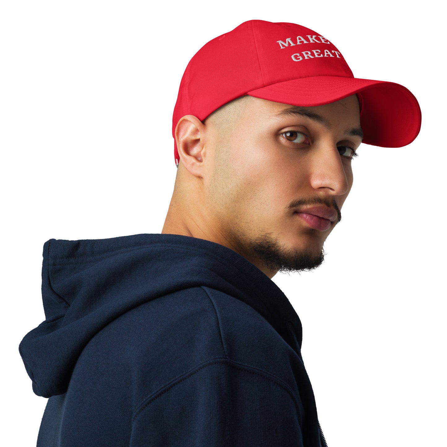 Dad Cap – MAKE STUPID GREAT AGAIN – Produktansicht 4