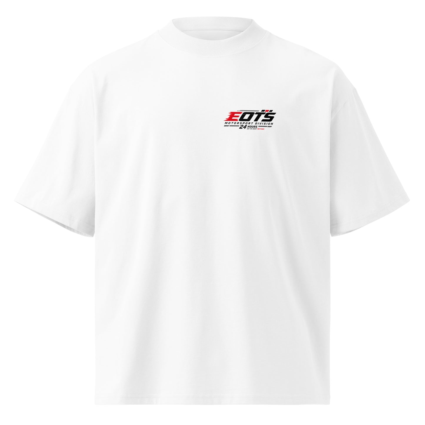 24h Motorsport Oversized Bio-T-Shirt mit breitem Kragen – Produktansicht 5