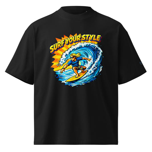 Oversized Bio-T-Shirt – SURF YOUR STYLE – Produktansicht 2