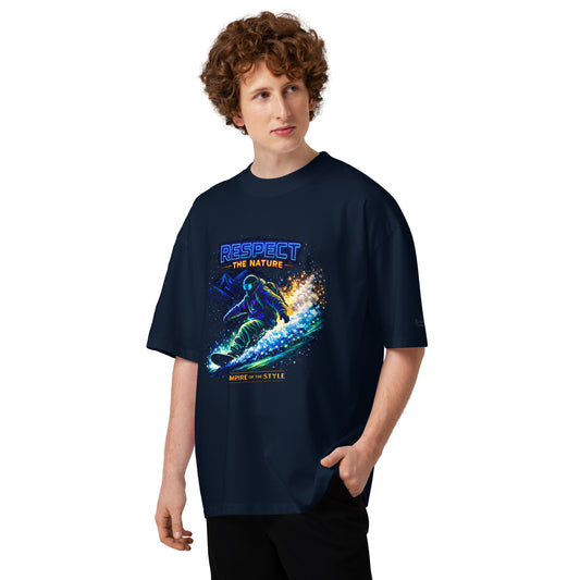 Oversized Bio-T-Shirt – Respect the Nature – Produktansicht 2