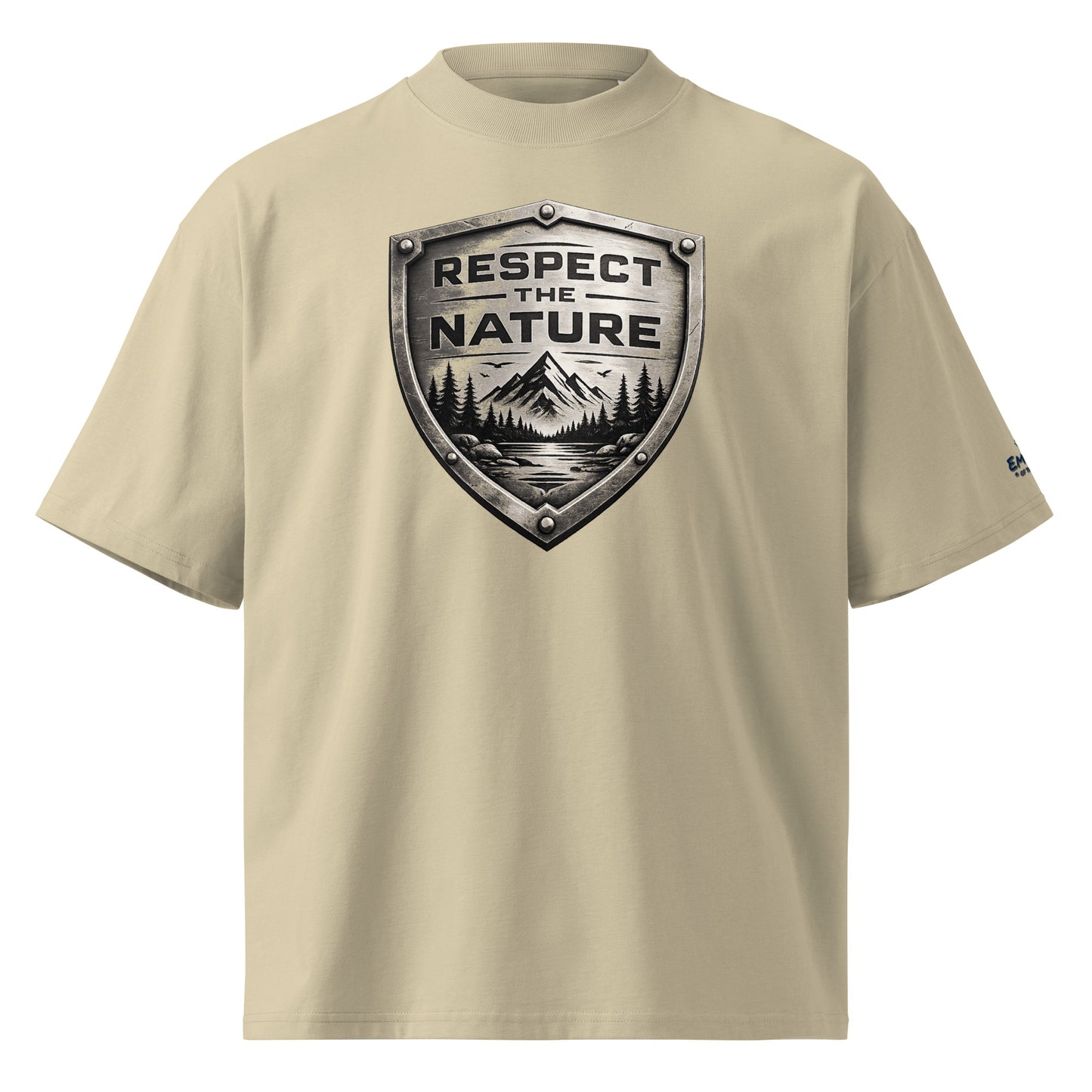 Oversized Bio-T-Shirt – Respect the Nature – Produktansicht 8