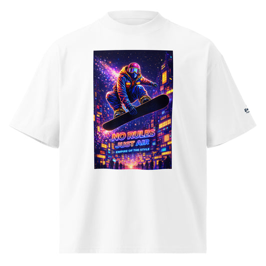 Oversized Bio-T-Shirt – NO RULES JUST AIR – Produktansicht 2
