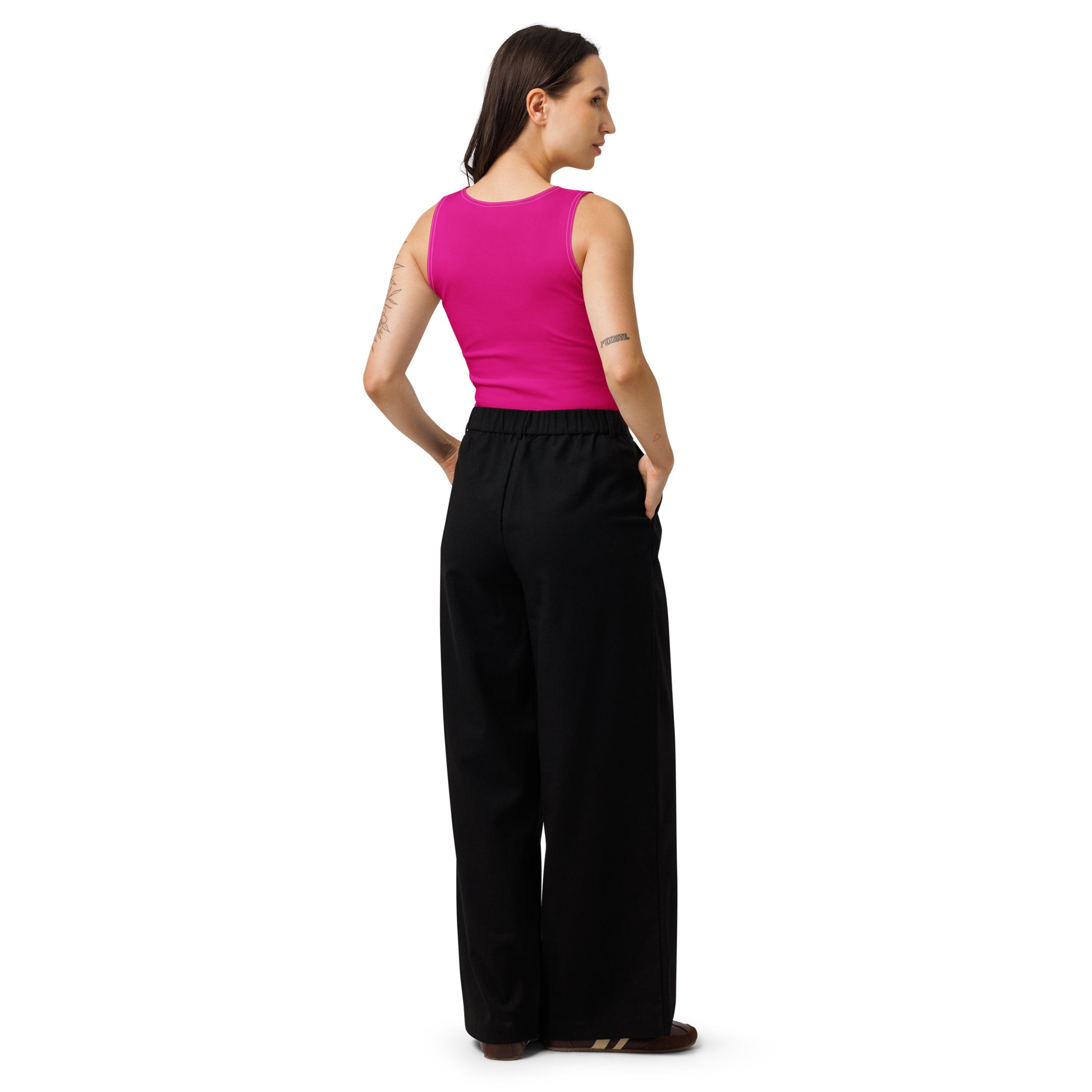 Crop-Top Rosa – REAL HIP HOP STILL HIP HOP – Produktansicht 4