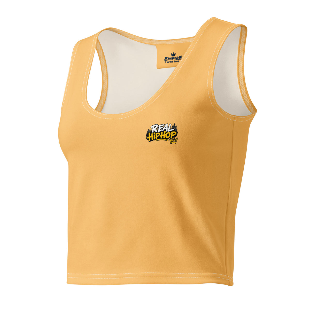 Crop-Top Orange – REAL HIP HOP STILL HIP HOP – Produktansicht 2