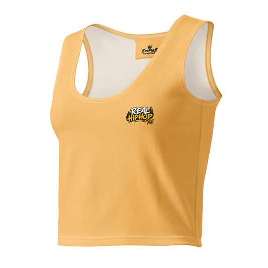 Crop-Top Orange – REAL HIP HOP STILL HIP HOP – Produktansicht 2