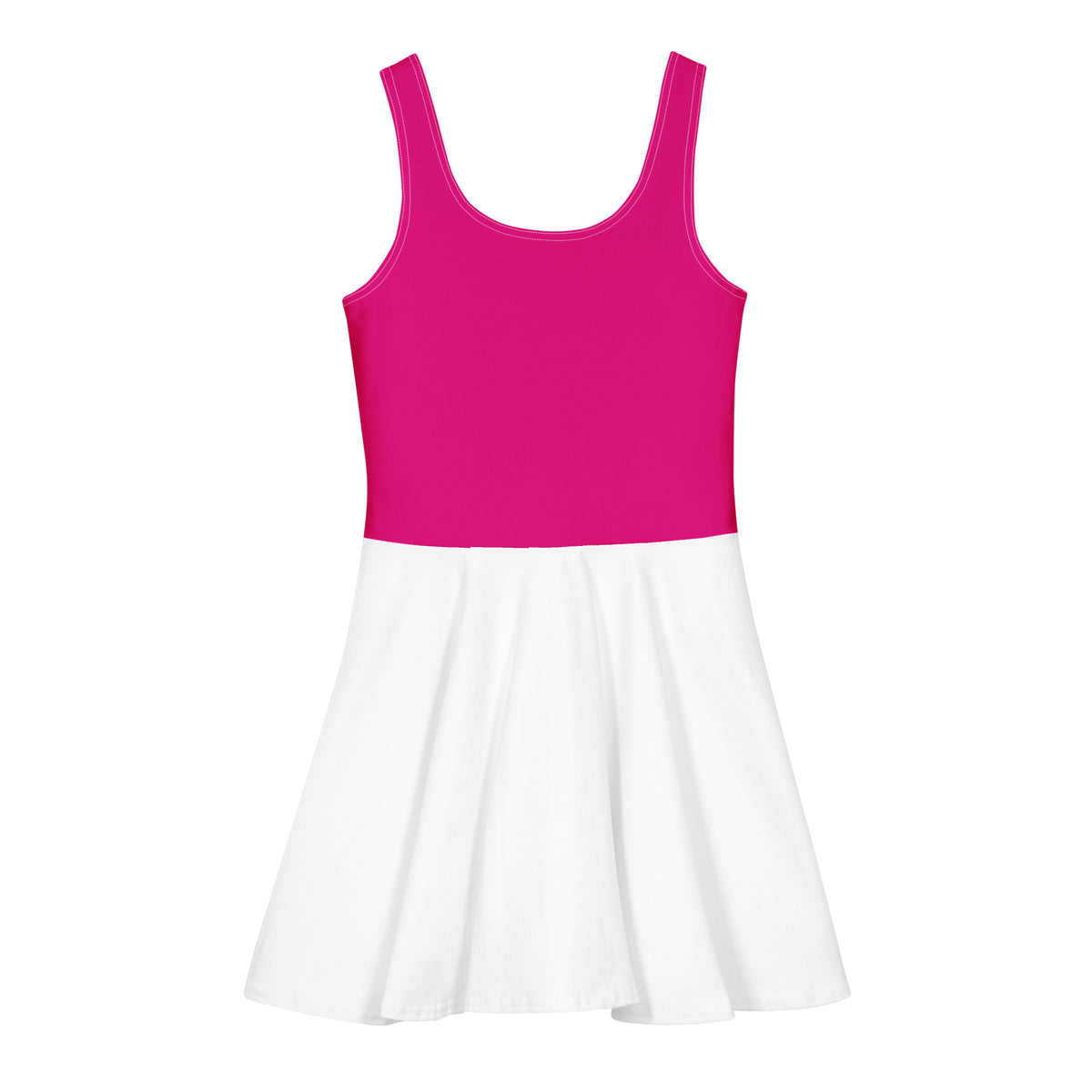 Skaterkleid Rosa-Weiß – Produktansicht 3