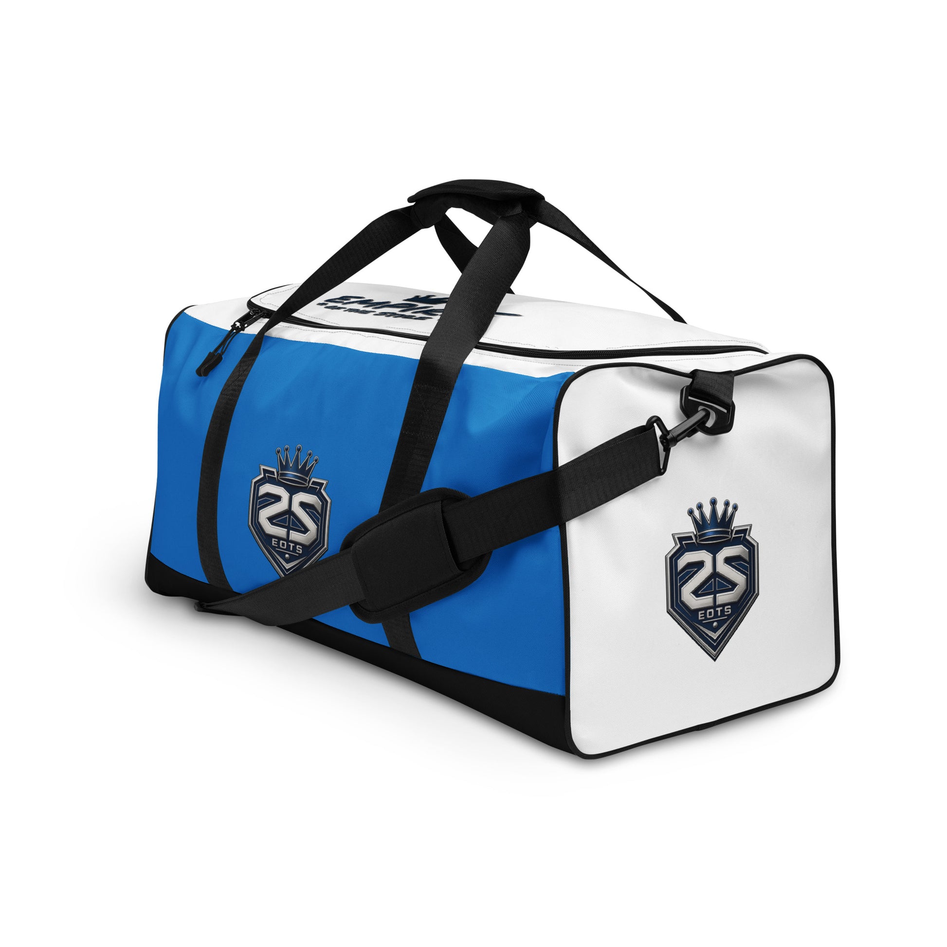 Weekender-Tasche – EOTS since 2025 – Blau & Weiß – Produktansicht 6