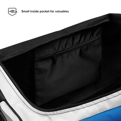 Weekender-Tasche – EOTS since 2025 – Blau & Weiß – Produktansicht 4