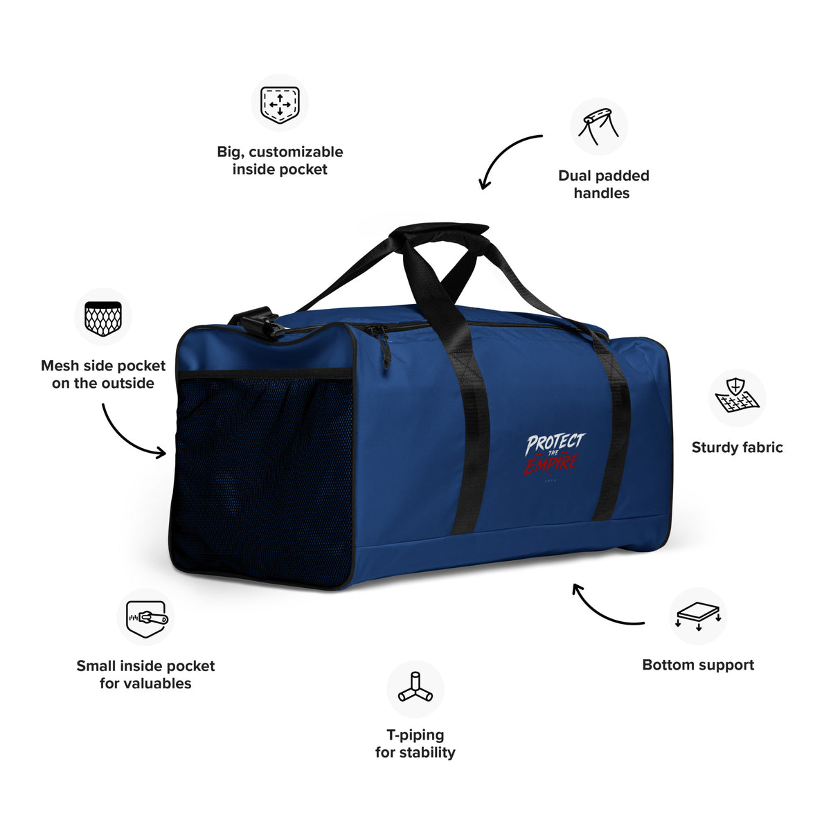 Weekender-Tasche – Protect the Empire – Produktansicht 3
