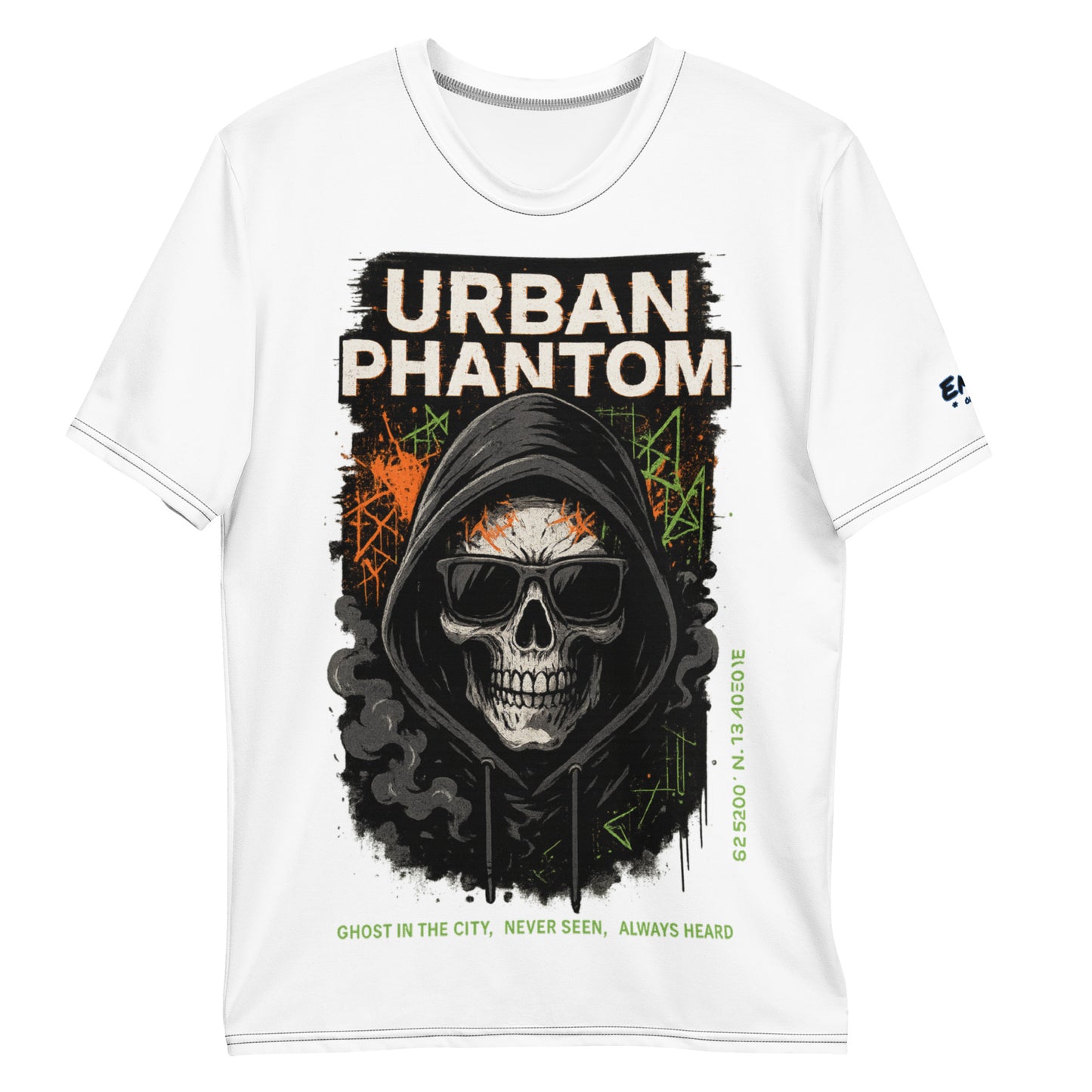 T-Shirt – Urban Phantom – Weiß – Produktansicht 1