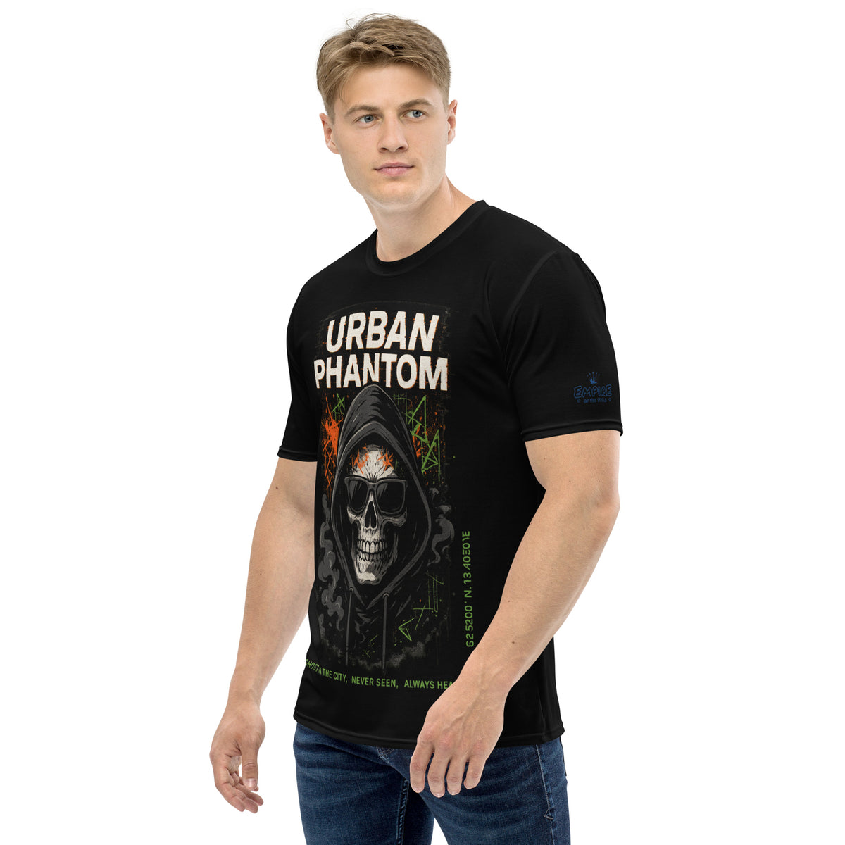 T-Shirt – Urban Phantom – Schwarz – Produktansicht 3