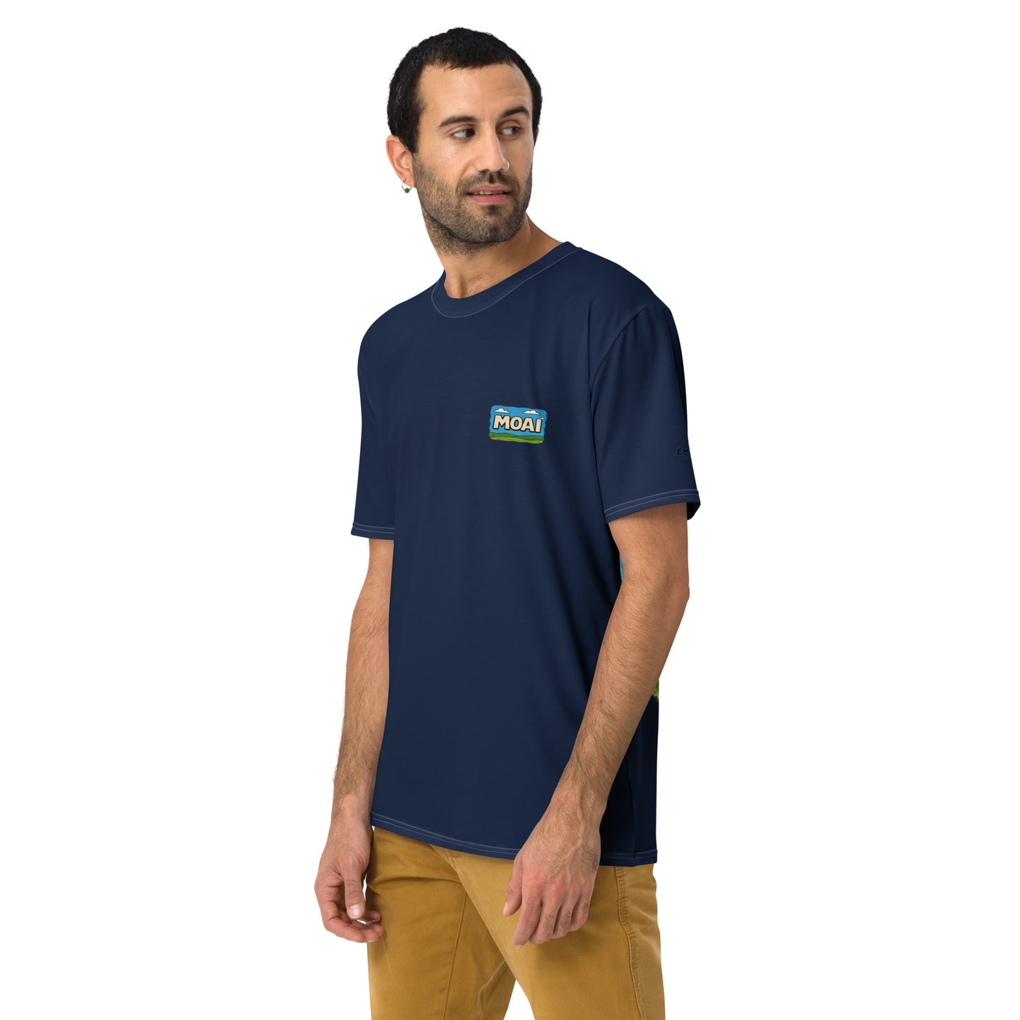 Backprint-T-Shirt – Moai – Produktansicht 3