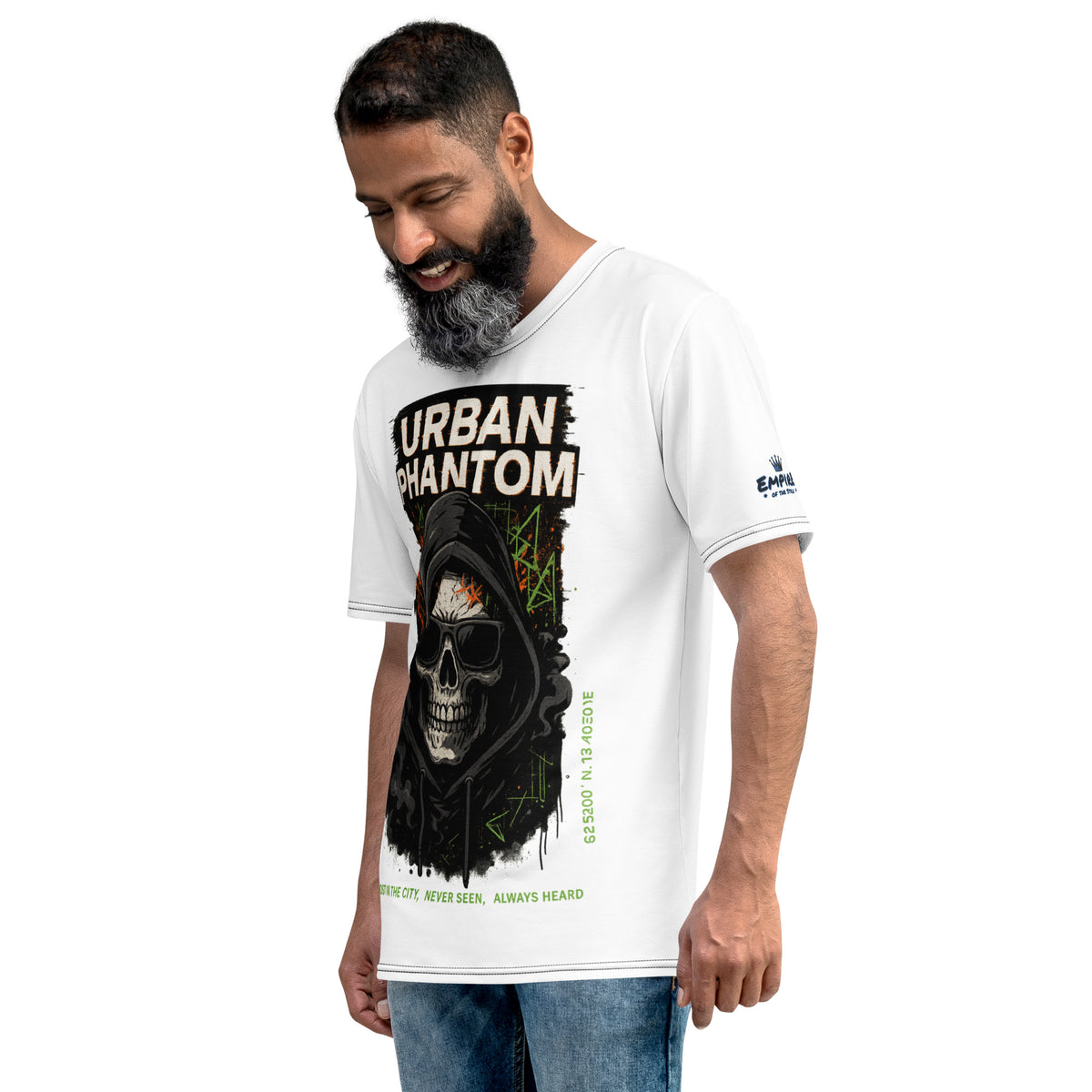 T-Shirt – Urban Phantom – Weiß – Produktansicht 4