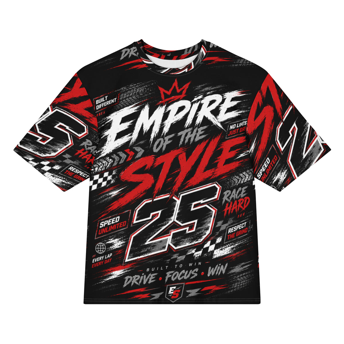 Empire Rush 25 Oversized T-Shirt – Produktansicht 1