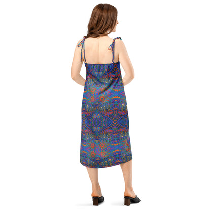 Trippy Ride, Tie-Strap Midi Dress – Produktansicht 2