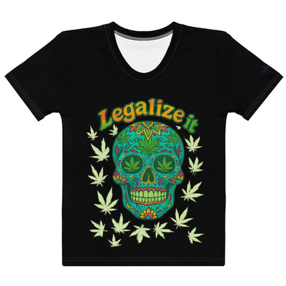 T-Shirt – Legalize It – Schwarz – Produktansicht 1