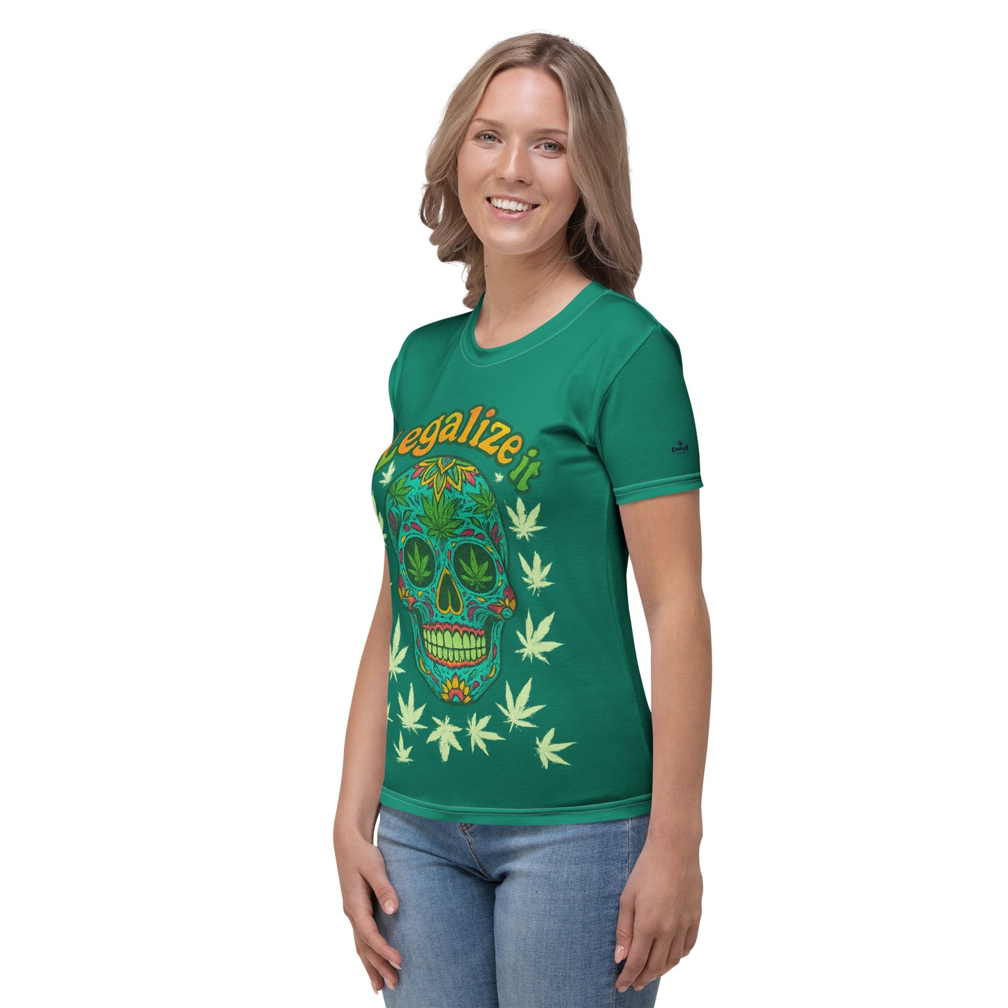 T-Shirt – Legalize It – Grün – Produktansicht 3