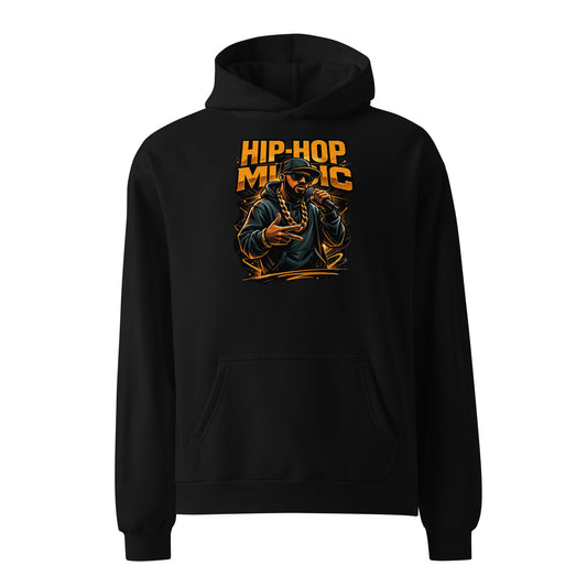 Oversized Hoodie – Hip Hop Music – Produktansicht 2