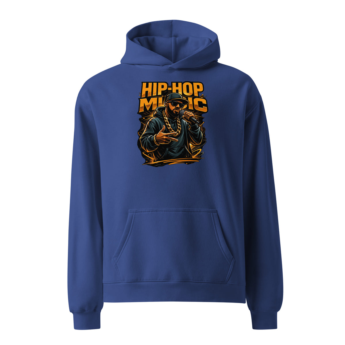 Oversized Hoodie – Hip Hop Music – Produktansicht 3