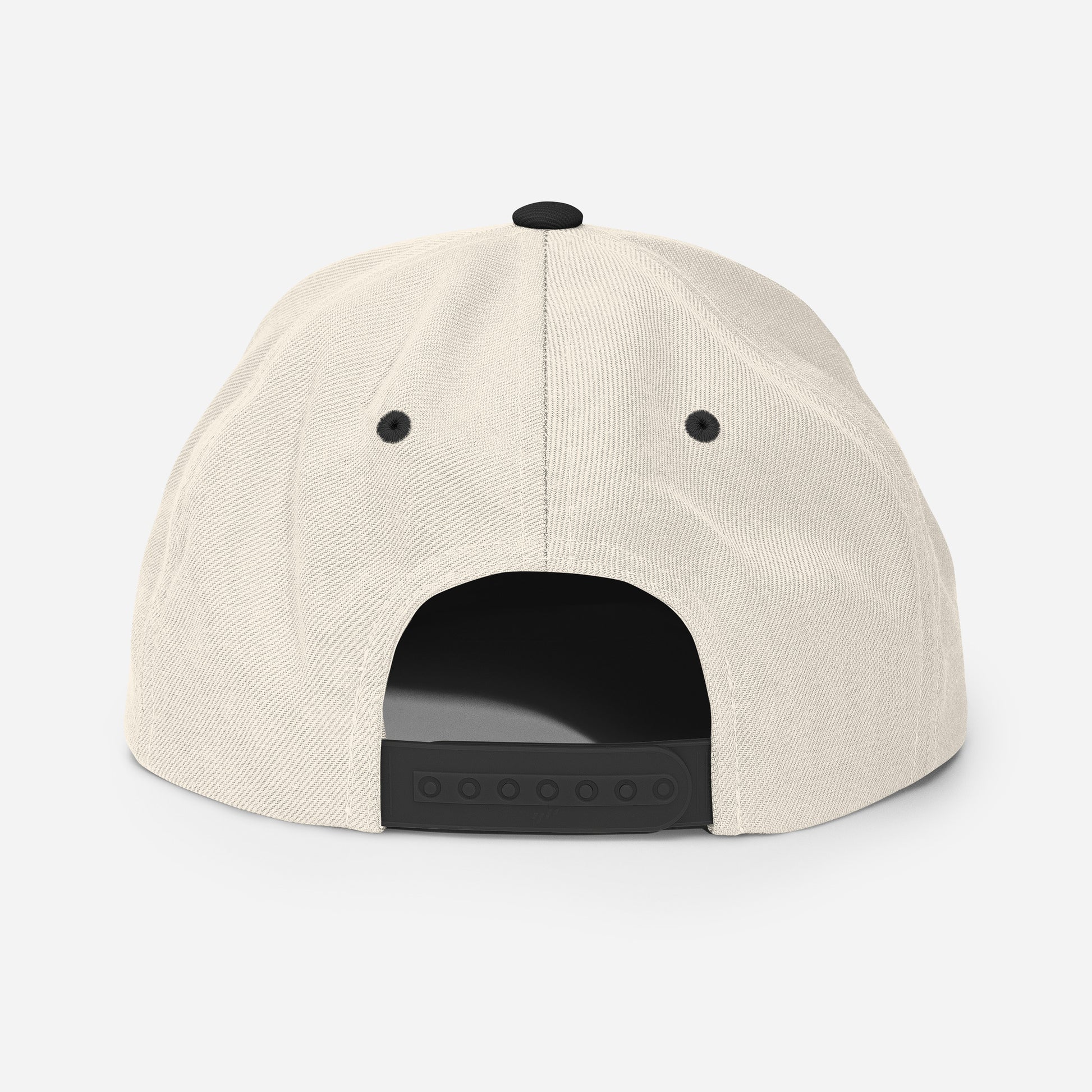 Flat-Brim-Cap – Cassette Tape – Natur/Schwarz – Produktansicht 6