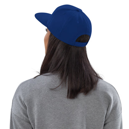 Flat-Brim-Cap – Cassette Tape – Königsblau – Produktansicht 4