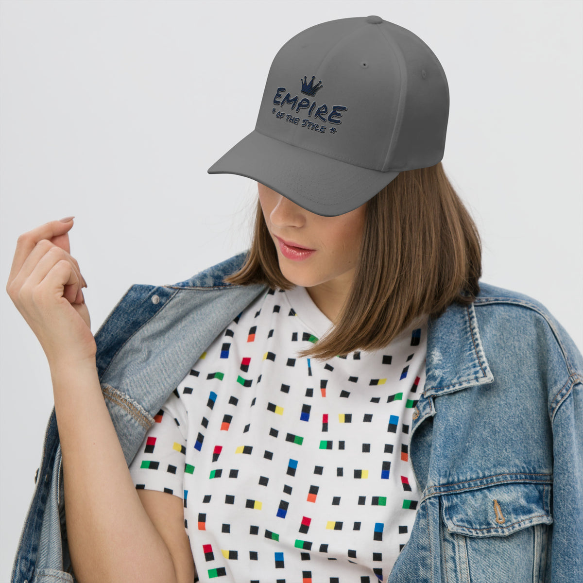 Cap – Empire of the Style – Grau – Produktansicht 2
