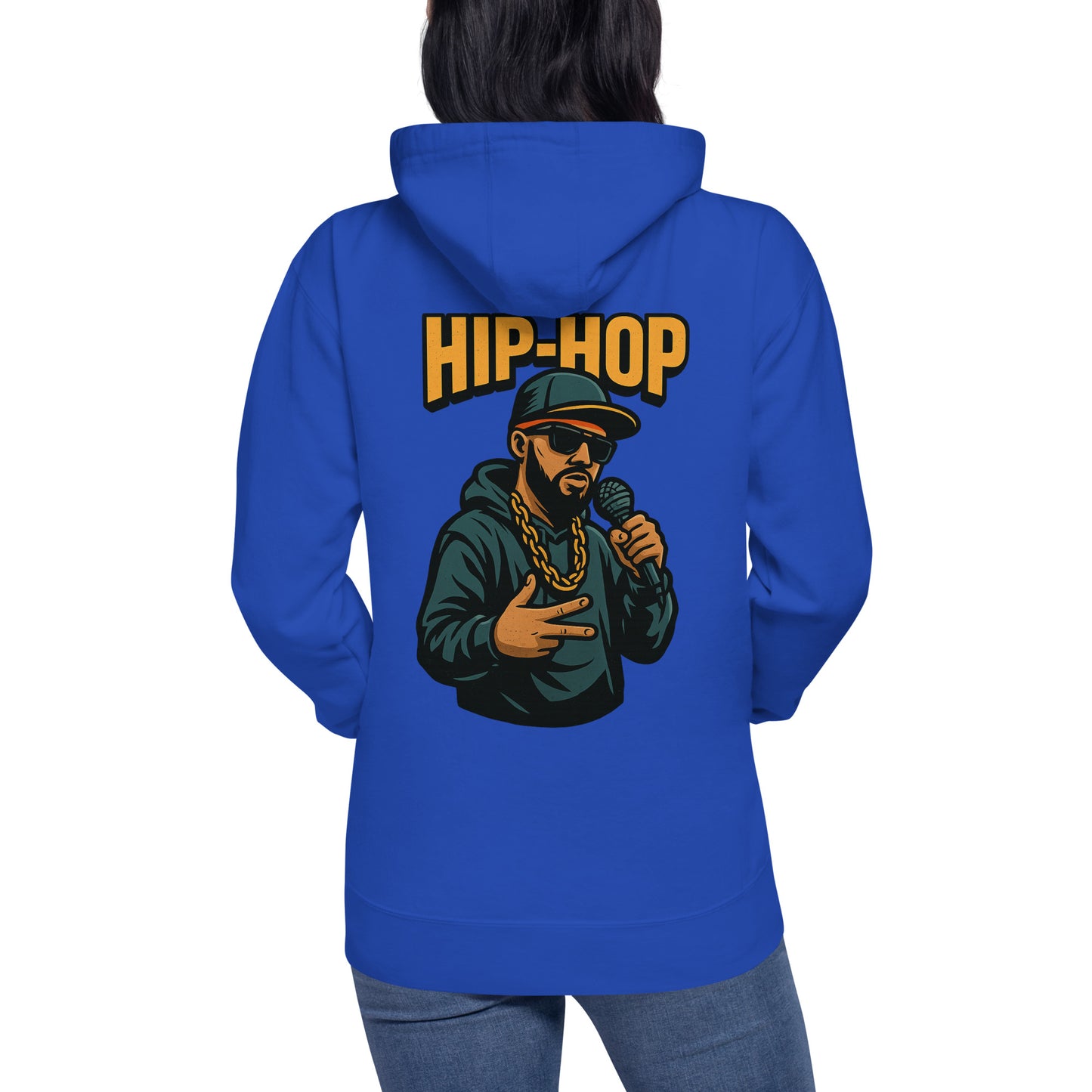Hip-Hop Hoodie – Backprint – Produktansicht 22