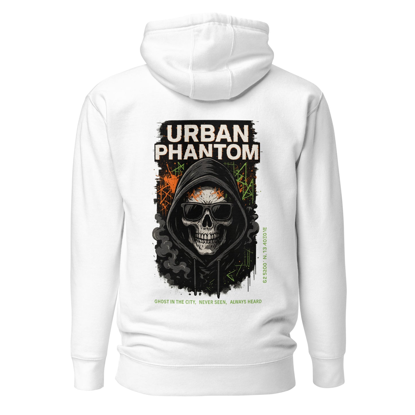 Hoodie – Urban Phantom Backprint – Produktansicht 1
