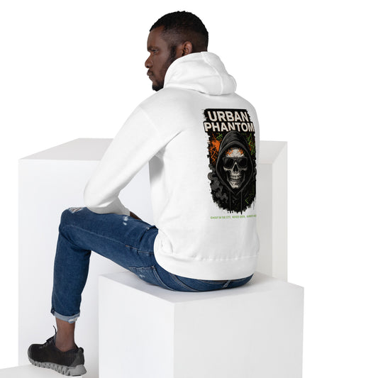 Urban Phantom Backprint – Hoodie – Produktansicht 1