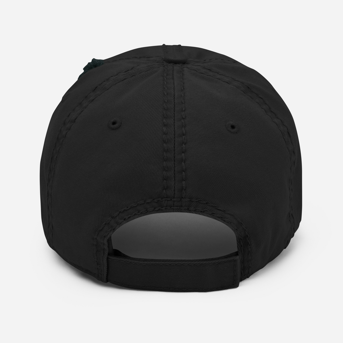 Dad Cap im Used Look – Schwarz – Produktansicht 6
