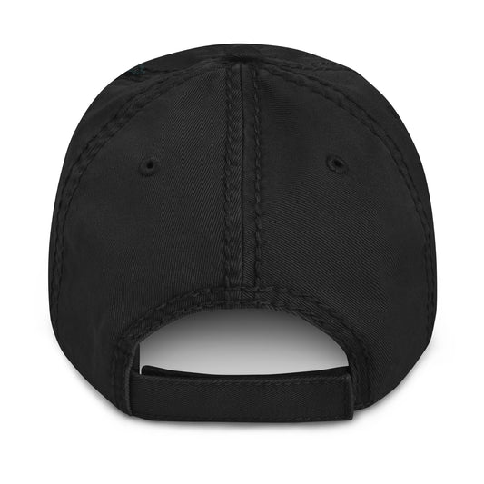 Dad Cap im Used Look – Schwarz – Produktansicht 2