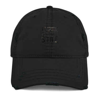 Dad Cap im Used Look – Schwarz – Produktansicht 1