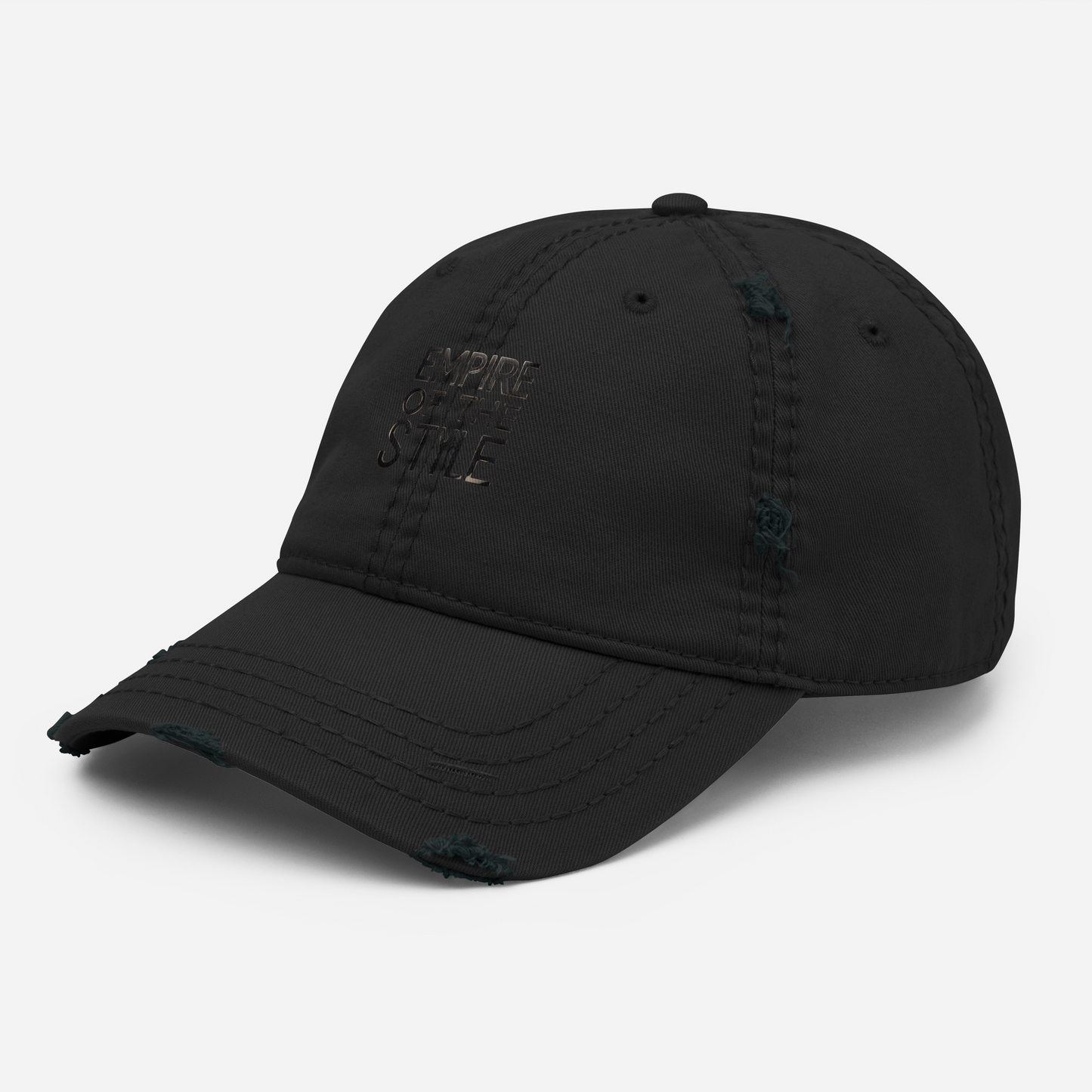 Dad Cap im Used Look – Schwarz – Produktansicht 5