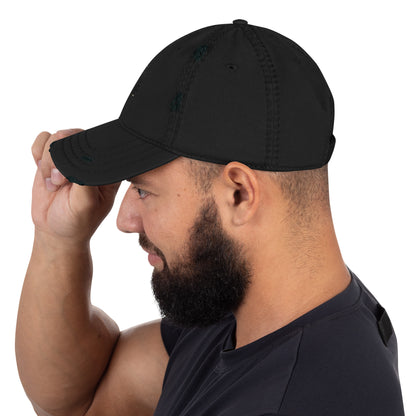 Dad Cap im Used Look – Schwarz – Produktansicht 6