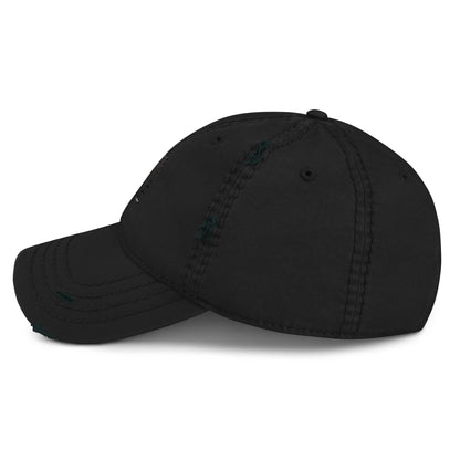 Dad Cap im Used Look – Schwarz – Produktansicht 3