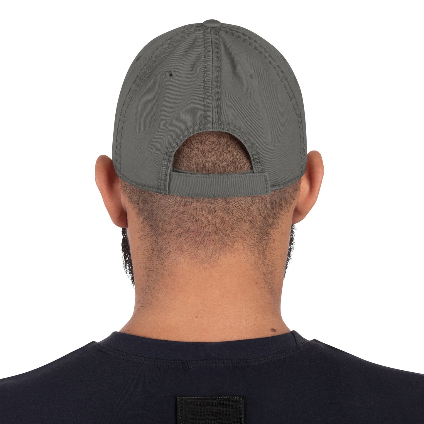 Dad Cap im Used Look – Grau – Produktansicht 6