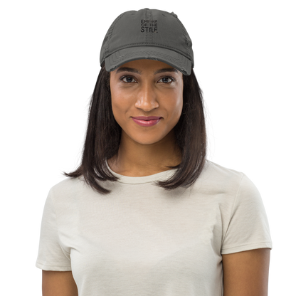 Dad Cap im Used Look – Grau – Produktansicht 3