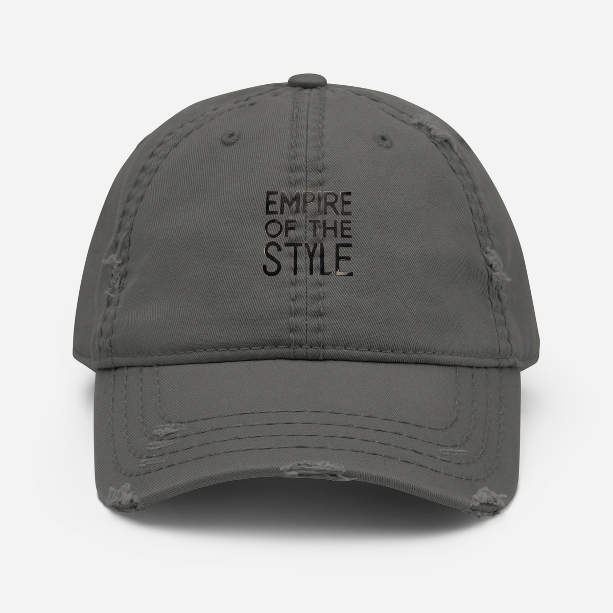 Dad Cap im Used Look – Grau – Produktansicht 1