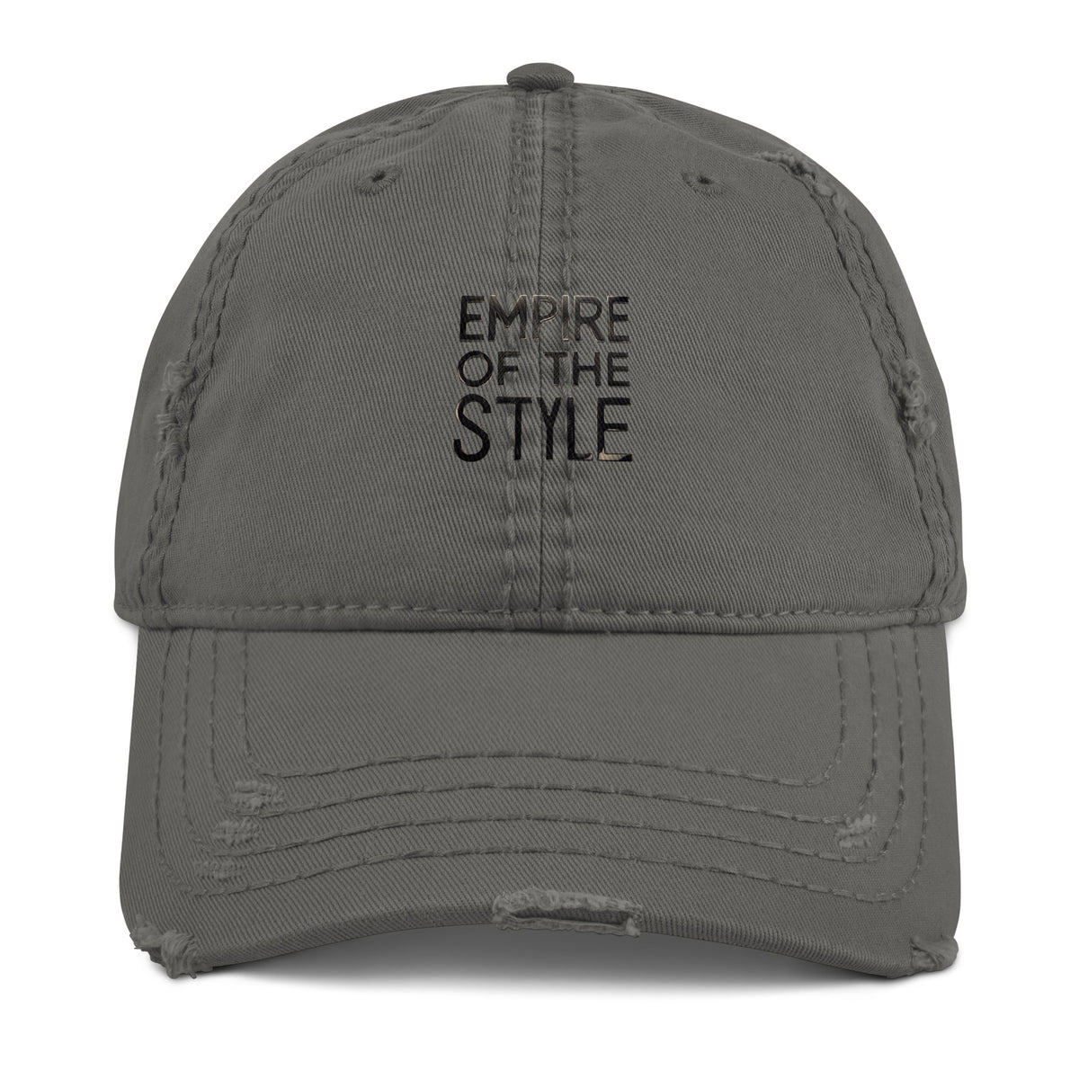 Dad Cap im Used Look – Grau – Produktansicht 1