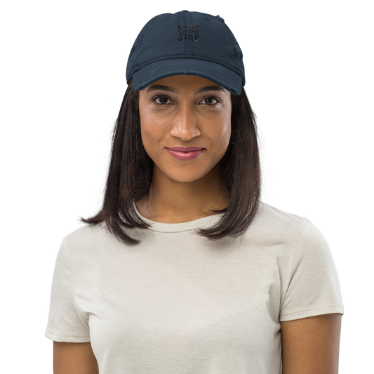 Dad Cap im Used Look – Marineblau – Produktansicht 2