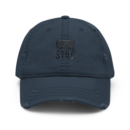 Dad Cap im Used Look – Marineblau – Produktansicht 1