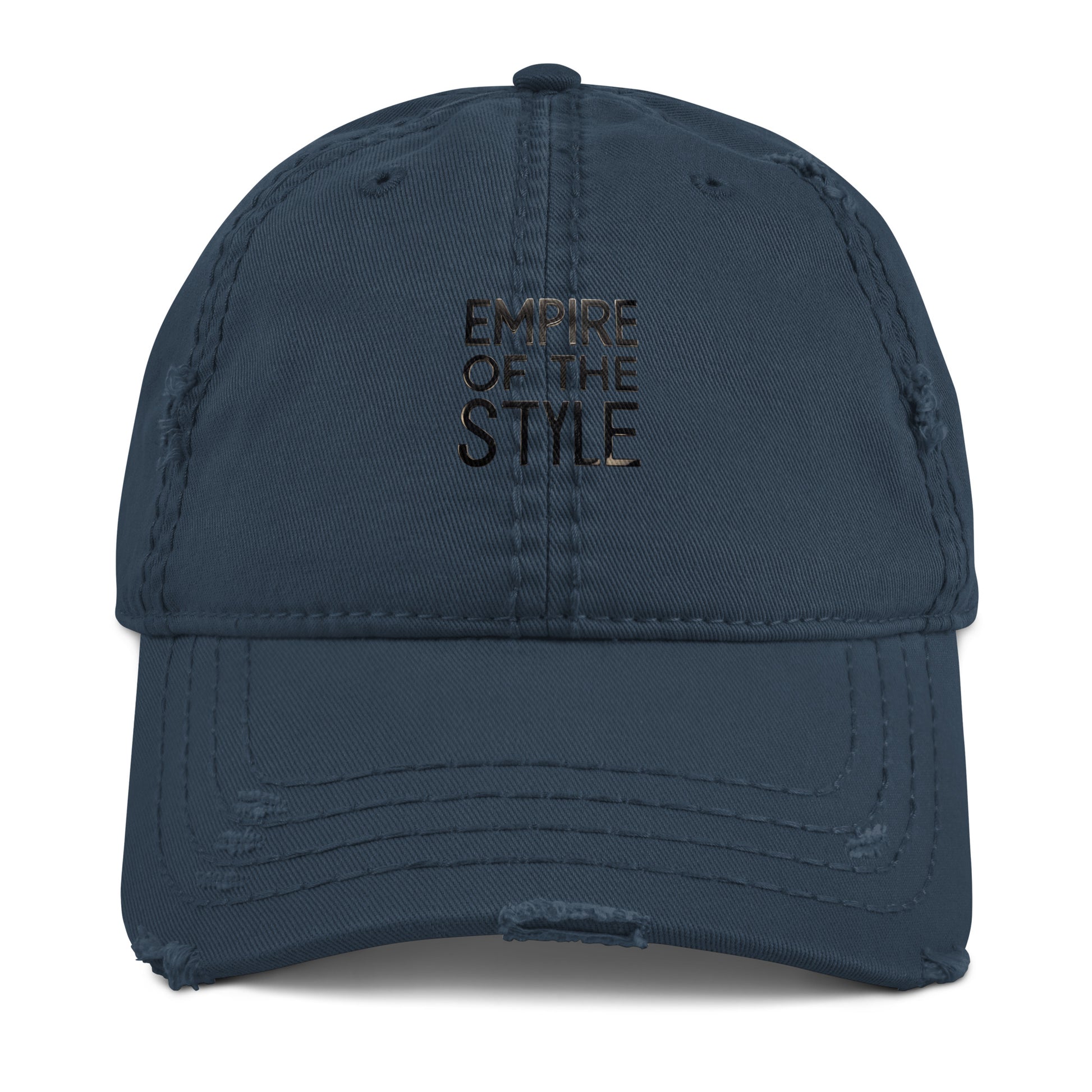 Dad Cap im Used Look – Marineblau – Produktansicht 1