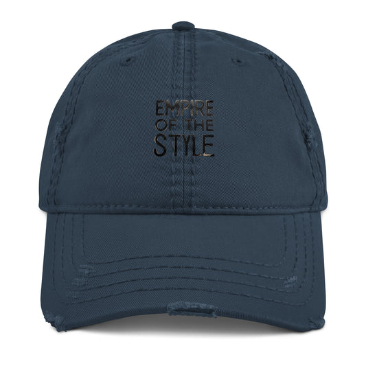 Dad Cap im Used Look – Marineblau – Produktansicht 1