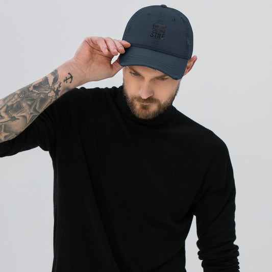 Dad Cap im Used Look – Marineblau – Produktansicht 2